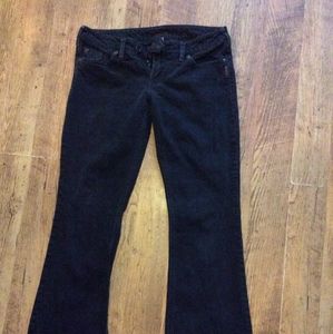 Black silver jeans
